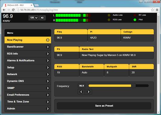 INOVONICS 635用于遠(yuǎn)程信號(hào)監(jiān)測(cè)FM信號(hào)接收器