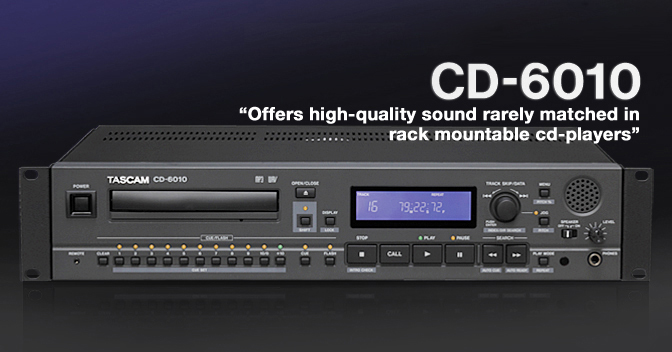 tascam cd 6010 新款CD機，帶記憶功能