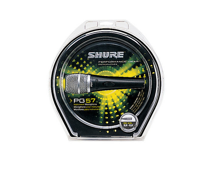 Shure 舒爾 PG57 樂(lè)器話筒，心形動(dòng)圈