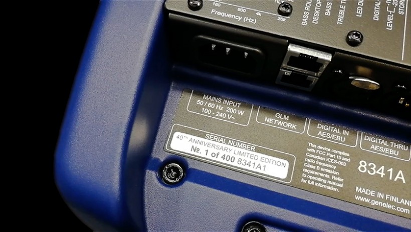 限量預(yù)訂：Genelec 40 周年紀(jì)念版 8341 套裝來(lái)了！