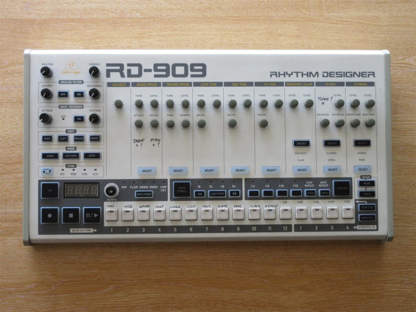 Behringer RD-909 詳細(xì)功能出爐，價(jià)格在 400 - 500 美元