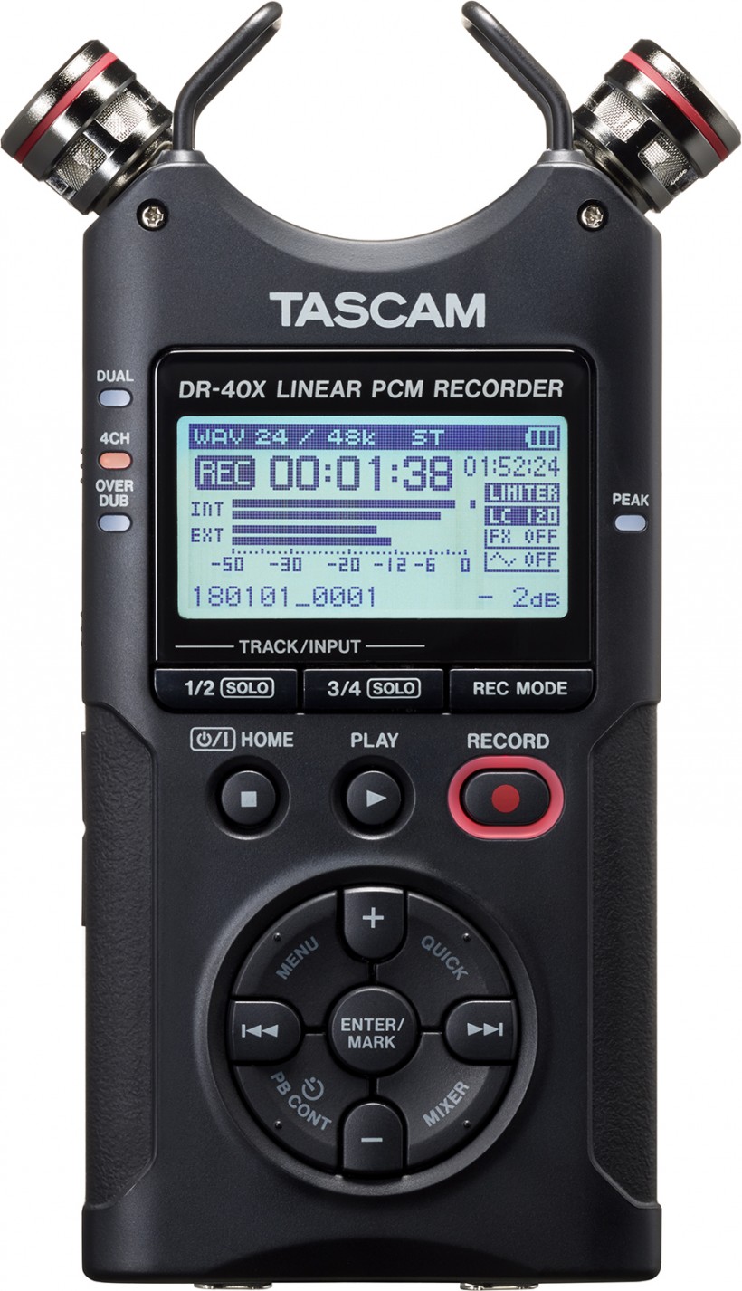 Tascam 宣布新的 DR-X 系列數(shù)字錄音機兼 USB 音頻接口