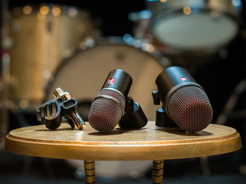 架子鼓錄音焦慮癥？sE 鼓組麥克風(fēng)幫你掃平鼓組錄音一切困擾