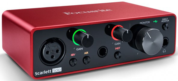 Focusrite 發(fā)布第三代 Scarlett 音頻接口系列，USB-C 接口 + 24 / 192 配置