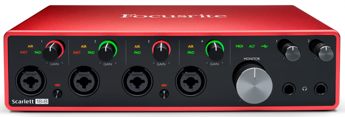 Focusrite 發(fā)布第三代 Scarlett 音頻接口系列，USB-C 接口 + 24 / 192 配置