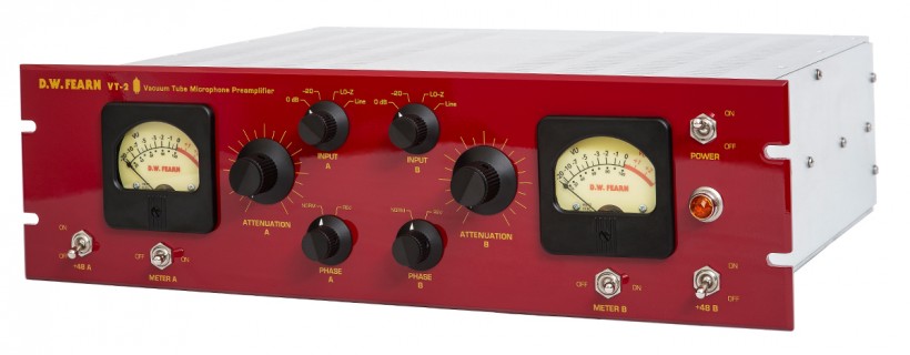 D.W. Fearn 更新 VT 系列旗艦話放、均衡器和壓縮器